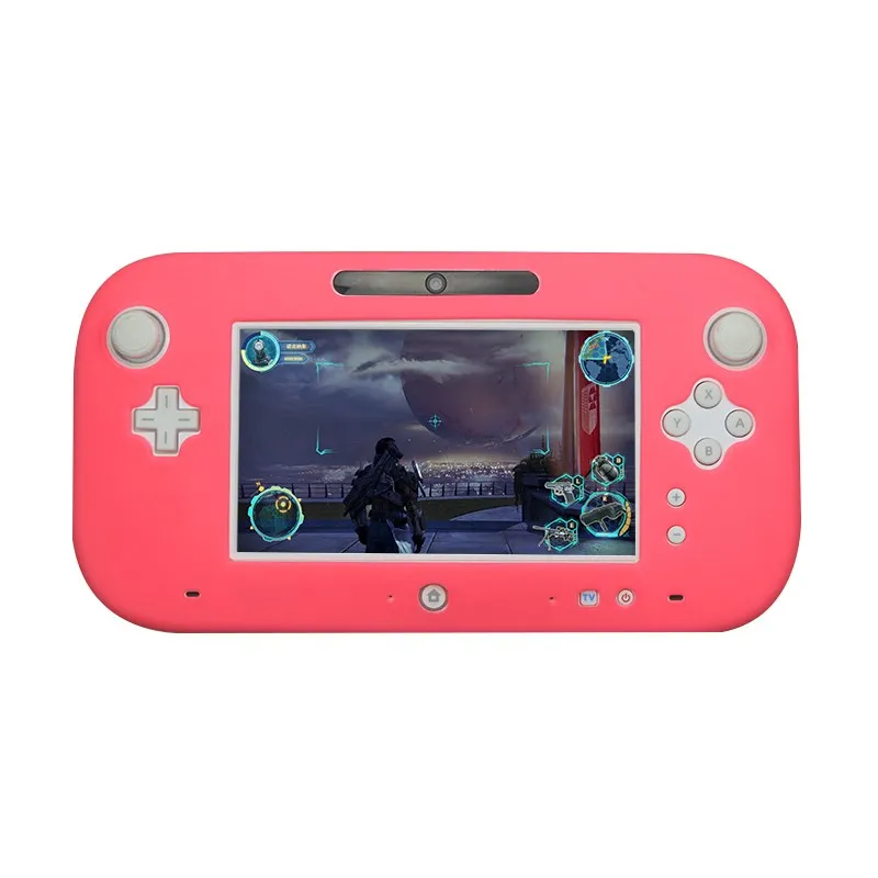 ZUIDID Soft Silicone Rubber Full Body Protector For Wii U Gel Case Cover Skin Shell Compatible Nintendo Wii U Gamepad Controller view 5