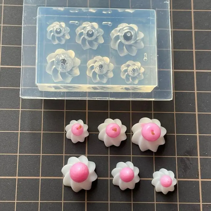 Cream Strawberry Resin Molds Silicone Mold Fondants Chocolate Molds DIYs Cake