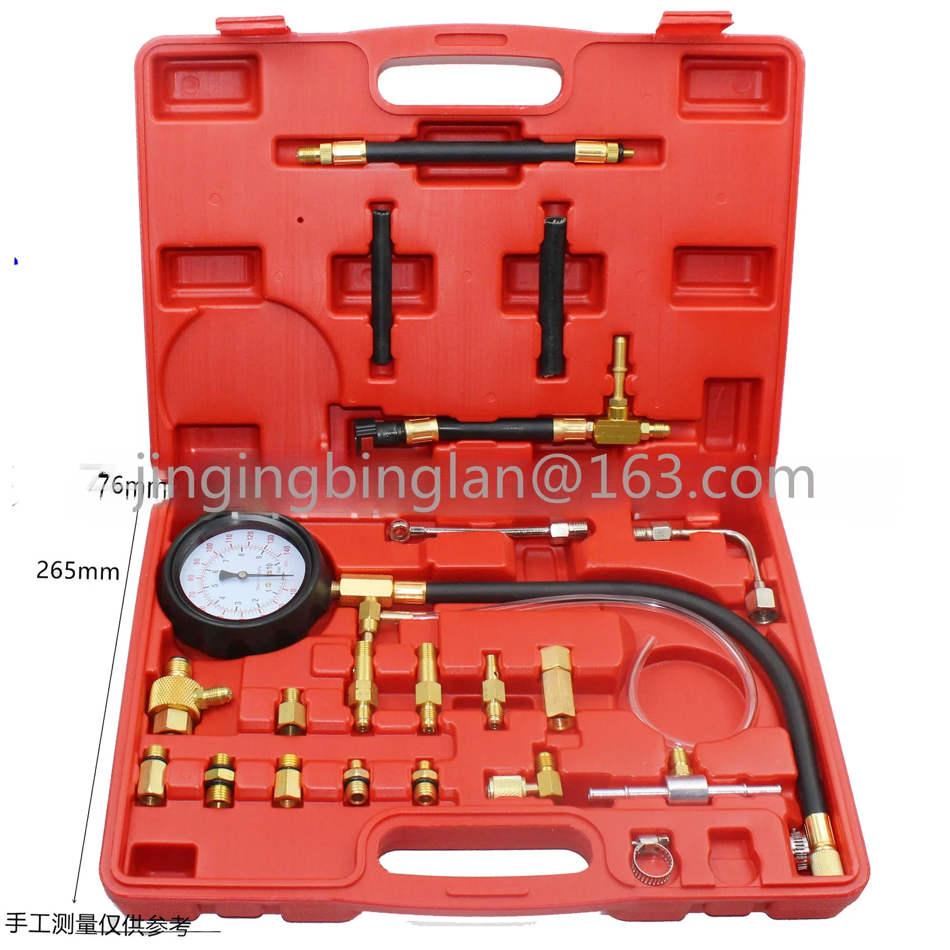 Automotive fuel injection pressure gauge TU-114 fuel pressure gauge, automotive fuel detector