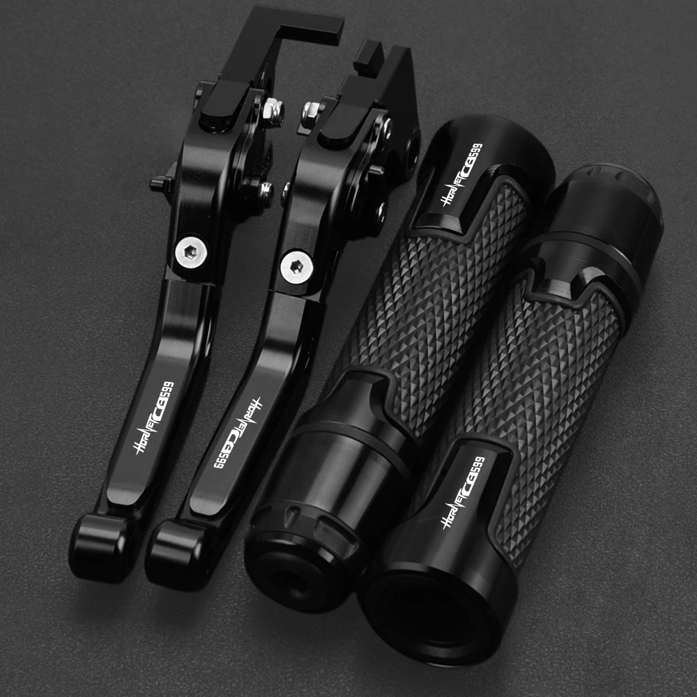 

FOR HONDA CB599HORNET CB 599 HORNET 1998-2006 2005 Motorcycle Aluminum Adjustable Brake Clutch Levers Handlebar Hand Grips Ends