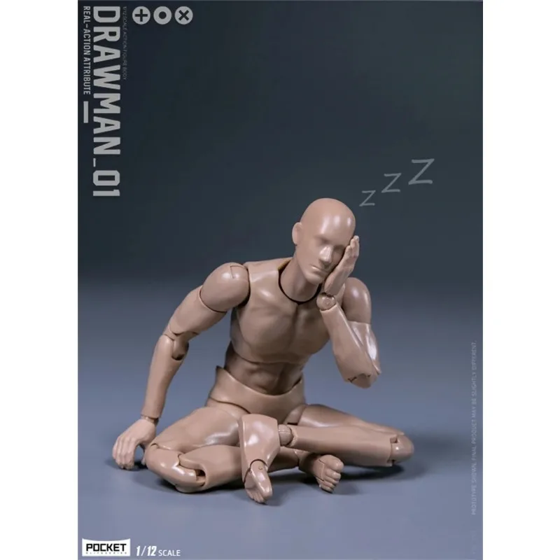 DAMTOYS DPS01/S02/S10/S11 1/12 juguetes a escala Drawman amarillo Testman Crash Test maniquí modelo regalo 6 "figura de acción colección de cuerpo