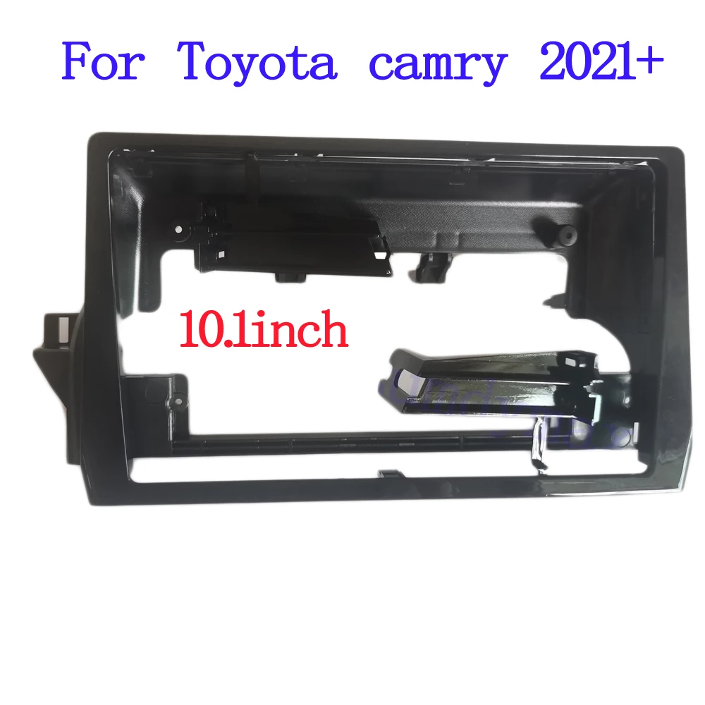 10.1inch Car radio frame Kit Fascia Panel For Toyota Camry VIII 8 XV70 2020 2021 2022 Android Big Screen Radio Audio Frame