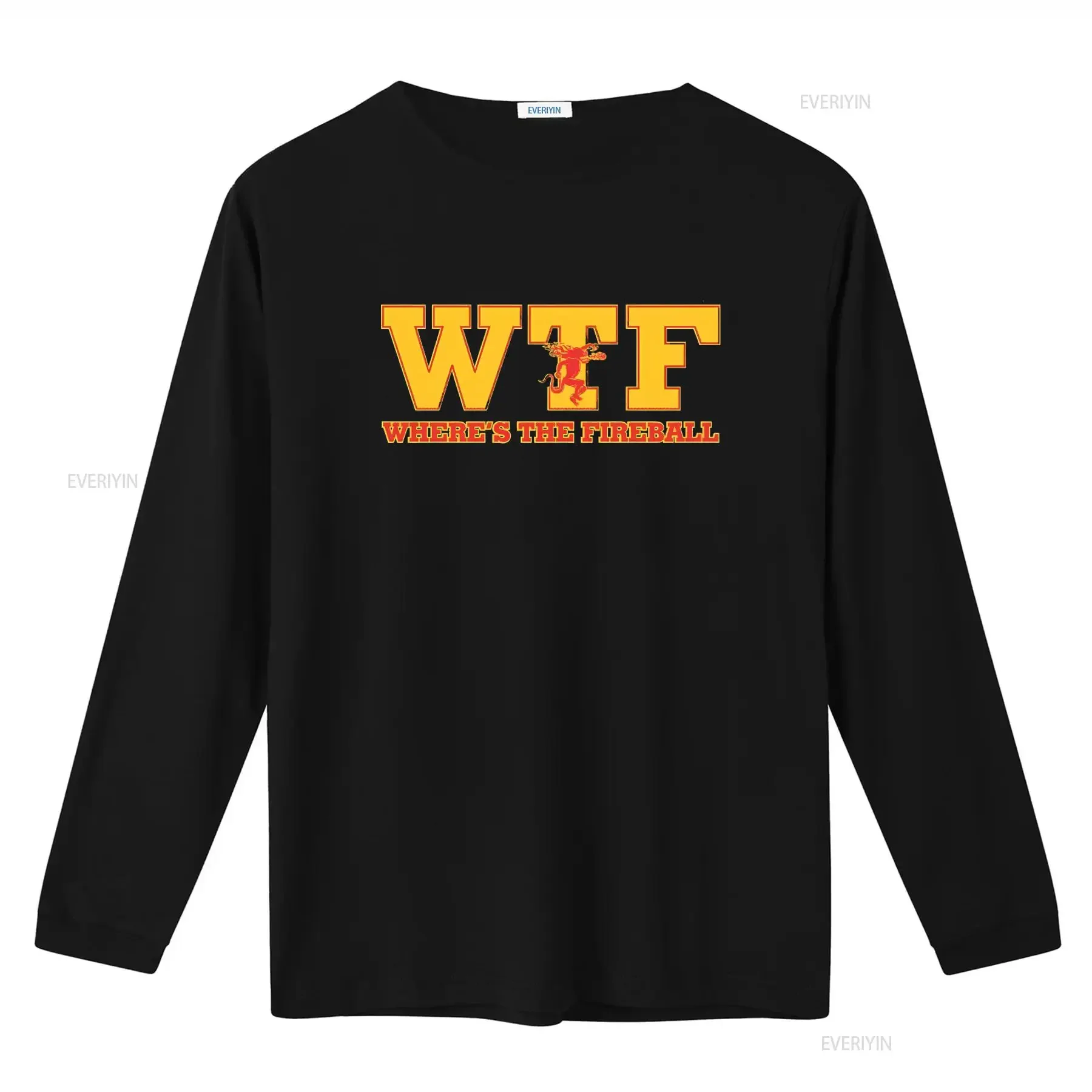 WTF Where's The Fireball Cinnamon Whisky Drinking T Shirt 638 vintage Washed Top For Everyday Wear Stretched Breathable