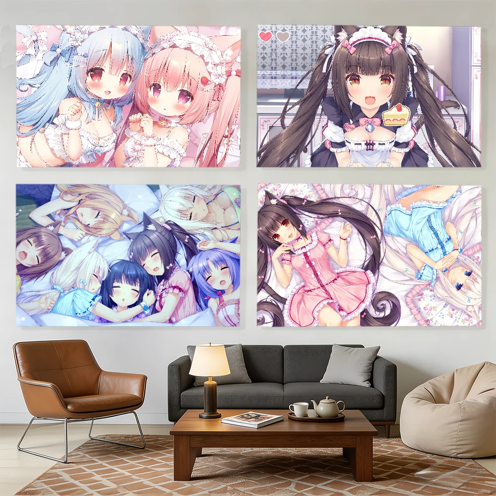 Outdoor Camping Anime - Anime Game N-Nekopara Flagge, dekorative Banner,