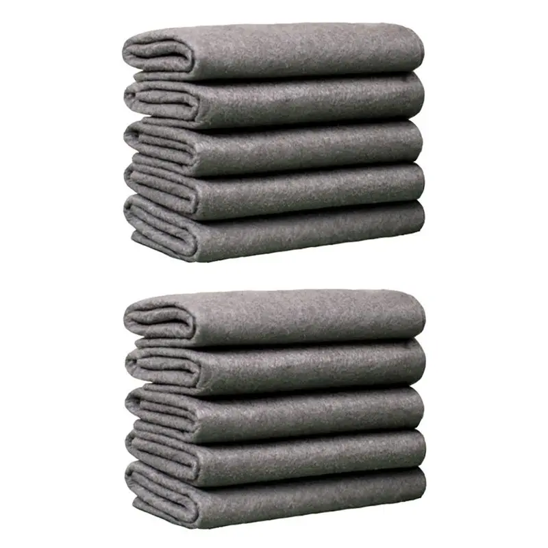 

Салфетка из микрофибры для уборки 20x25 см - утолщенная, волшебная, 10 шт. для стекол, окон, автомобиля - A61E