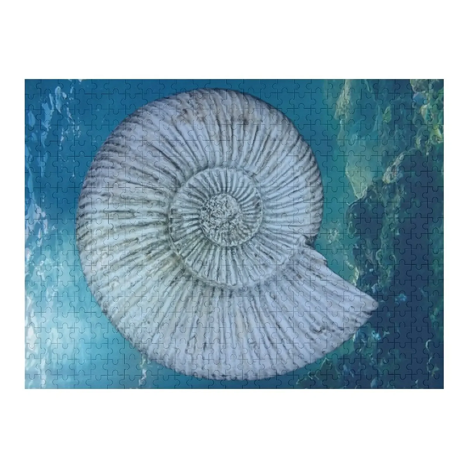 

FOSSIL AMMONITE Jigsaw Puzzle Personalized Kids Gifts Personalized Toy Photo Custom Puzzle