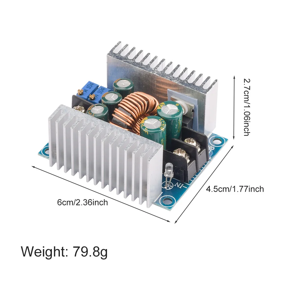 

300W 20A DC-DC Buck Converter Step Down Module Constant Current LED Driver Power Step Down Voltage Module Electrolytic Capacitor