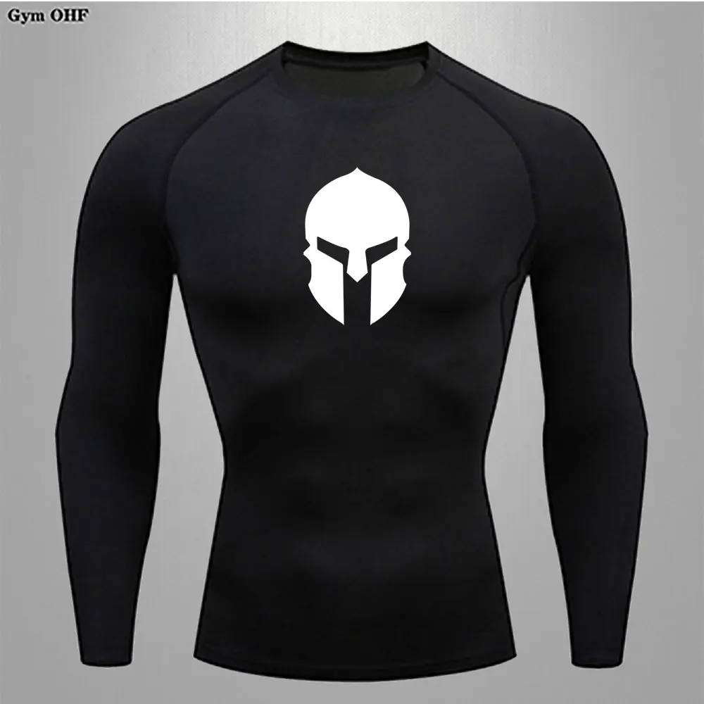 Man Shirts Rashguard Jiu Jitsu Bjj T Shirt Men MMA Rash Guard Boxen Jersey MMA T Shirt Herren Gym Fitness Boxing Sports Training