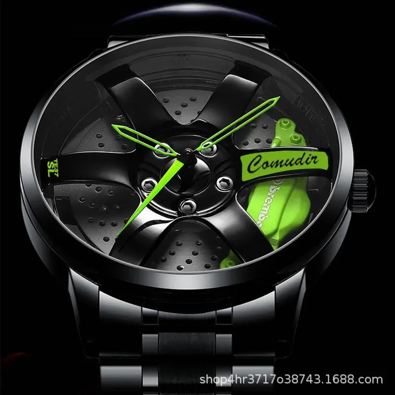 Official genuine automatic movement watch men's waterproof wheel style non-mechanical watch