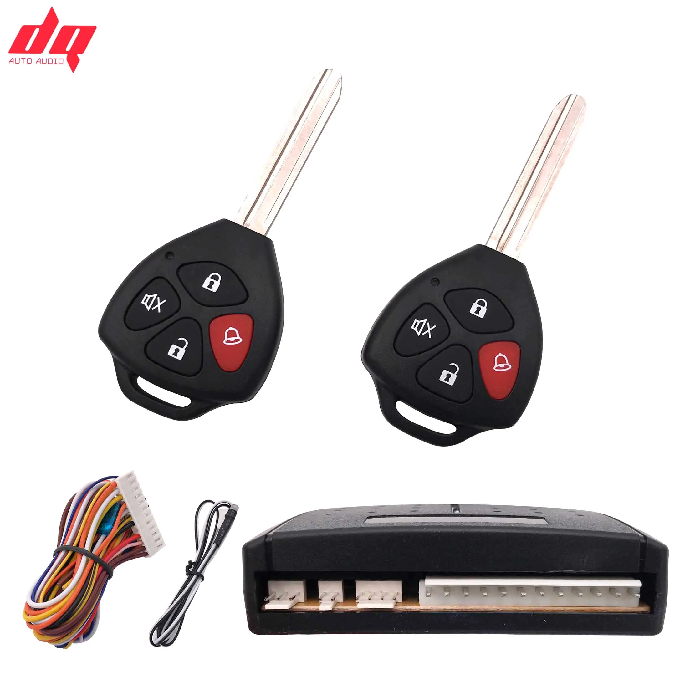 Car Alarm for Toyota 12+4 Auto Remote Central Kit Door Lock Vehicle Locking System with Key Central Locking Remote Control