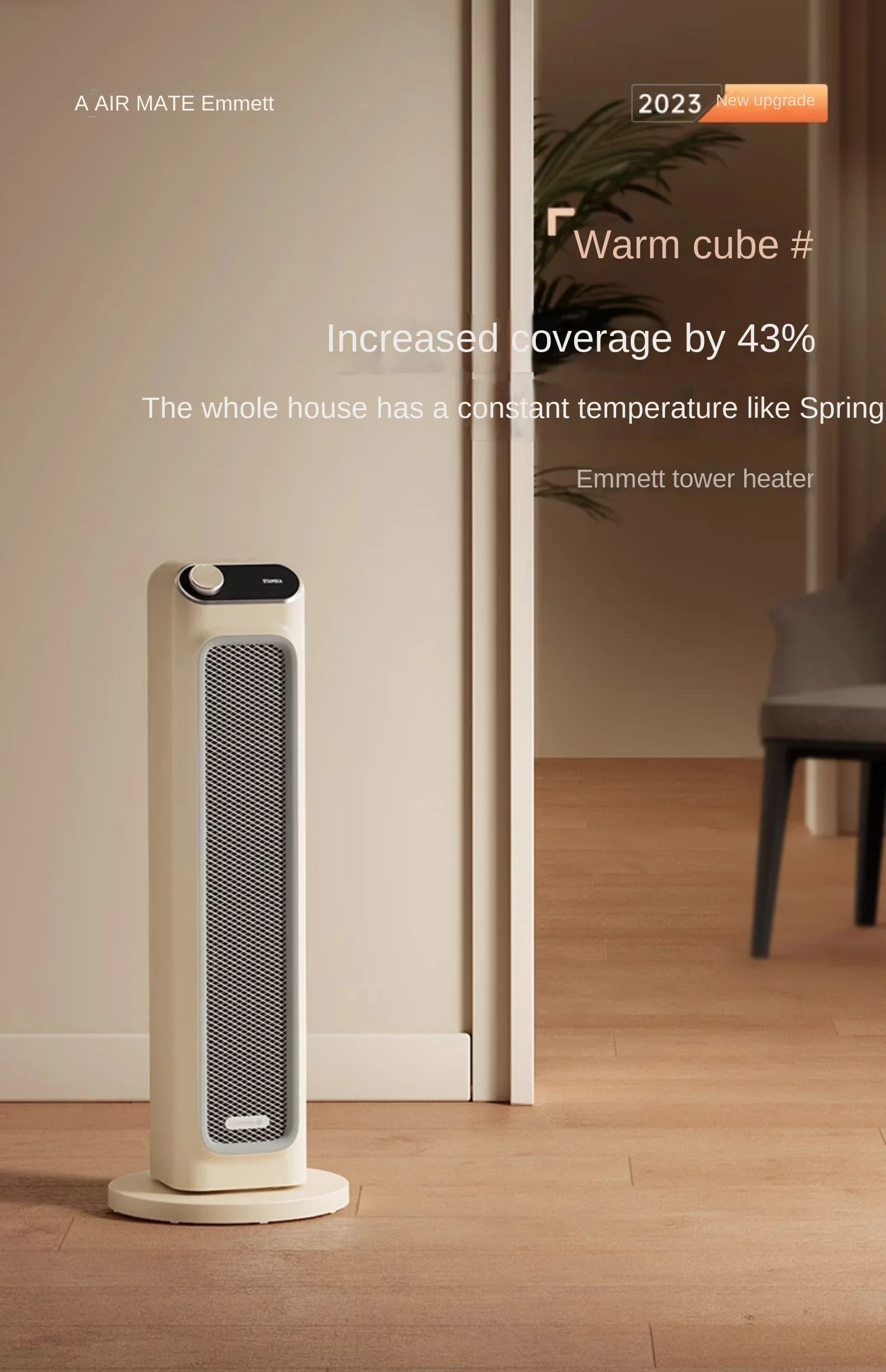 220V AMITAYUS Electric Heater: Graphene Heating, Energy-Saving and Efficient, Indoor Portable Heater