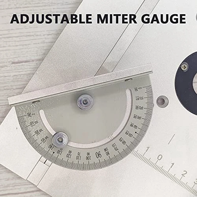 Router meja, pelat sisipan aluminium Aloi meja Router pagar kayu Router piring untuk pertukangan