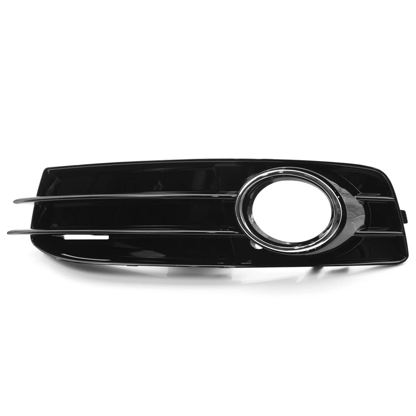 

Front Bumper Grille Fog Light Trim Bezel Right Fog Light Lamp Cover Grill Replacement for 8P S-line 09-12 Grill Lamp Cover