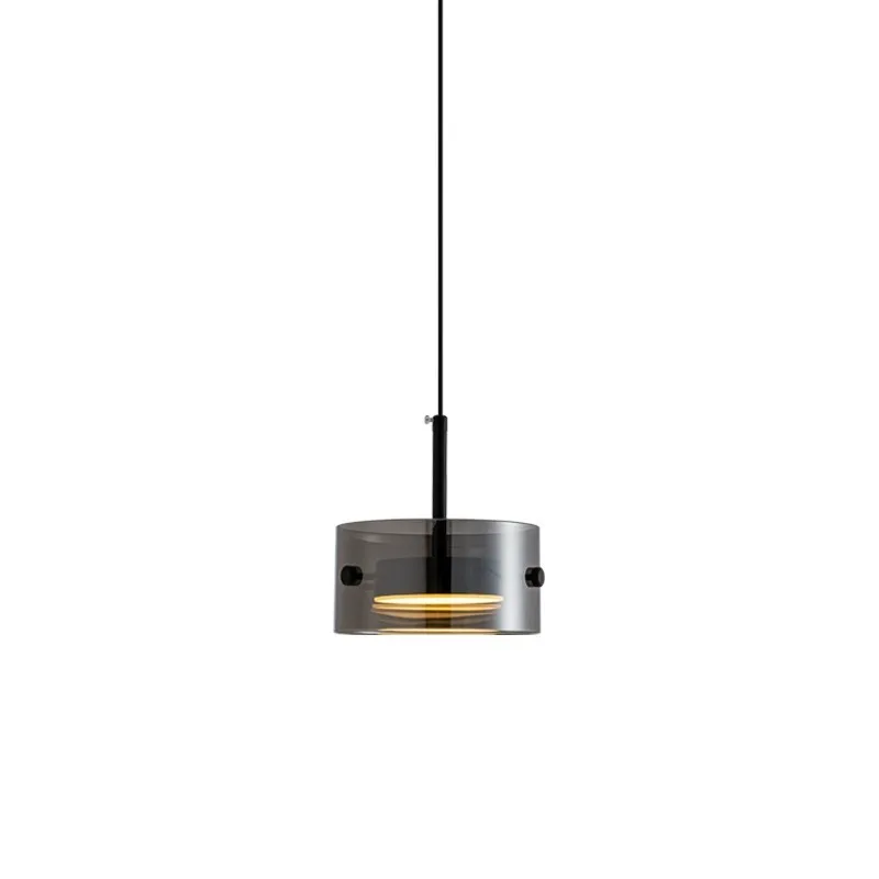 

Italian minimalist bedroom bedside small chandelier creative personality Nordic design glass restaurant chandelier