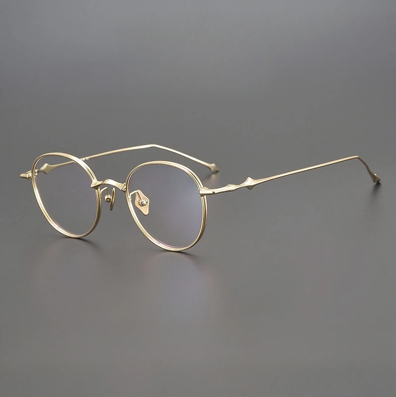 Korea Style Atomic Oval EP Pure Titunium Optical Women Eyelasses Frame Women Men Prescription Frame Vintage Glasses Eyewear