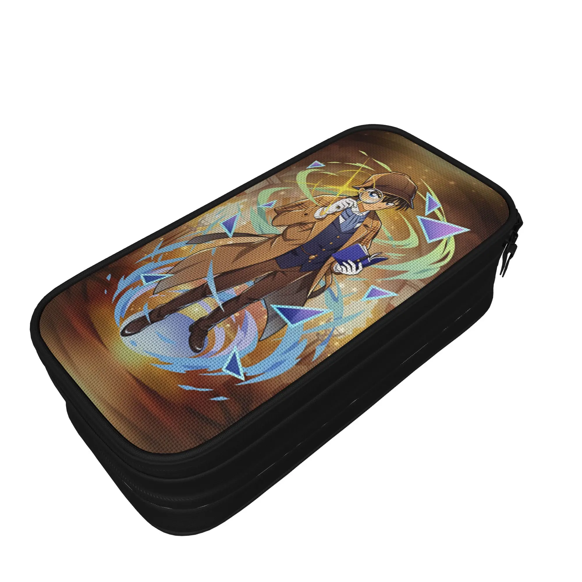 Detectives Conans Pencil Case  Students Lovely Pencil Pouch Design School Pencil Cases Stationery Birthday Present
