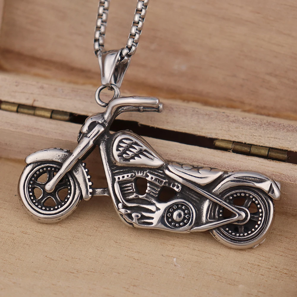 Daryl Dixon Colar de Motocicleta Punk Rock Motociclista Pingente, Popular Aço Inoxidável 316L, Personalidade Jóias, Presente dos homens, Dropshipping