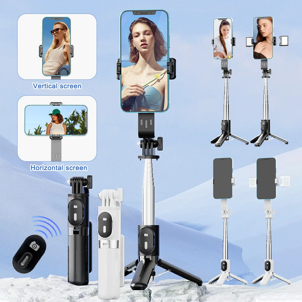 tripe-portatil-para-selfie-360-°-suporte-para-telefone-compacto-com-rotacao-dobravel-de-163cm-extensivel-ate-73cm-com-controle-remoto-bluetooth