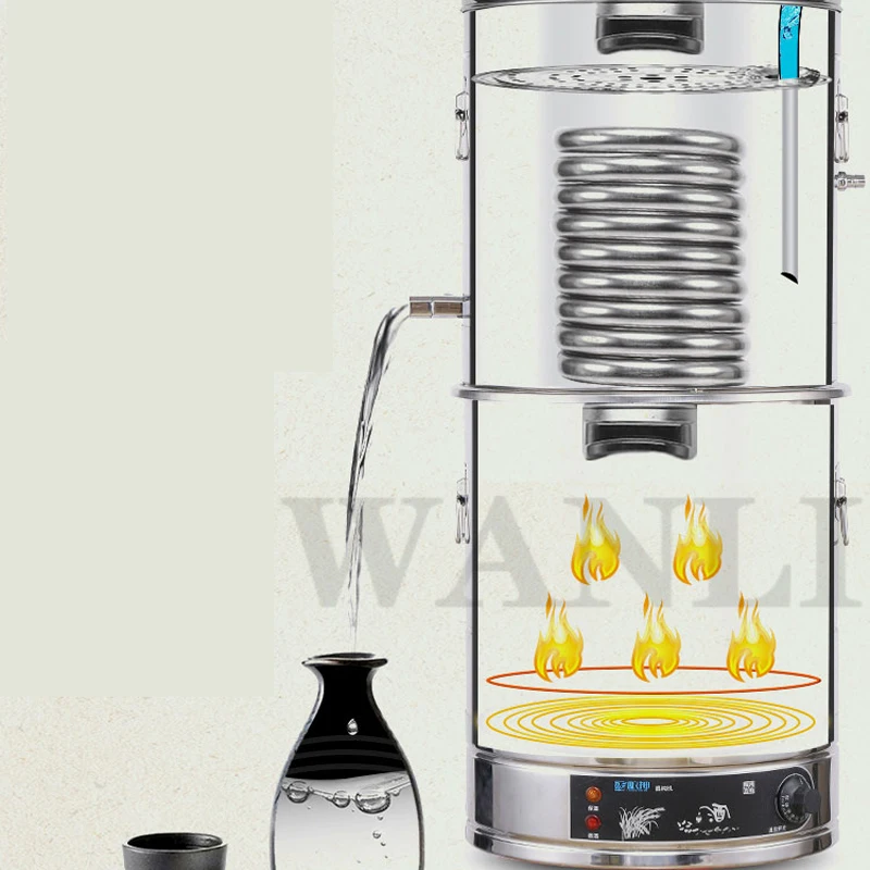 Macchina per la produzione di birra 15L 220V/2500W macchina per la produzione di birra fabbrica commerciale macchina per la fermentazione a temperatura costante