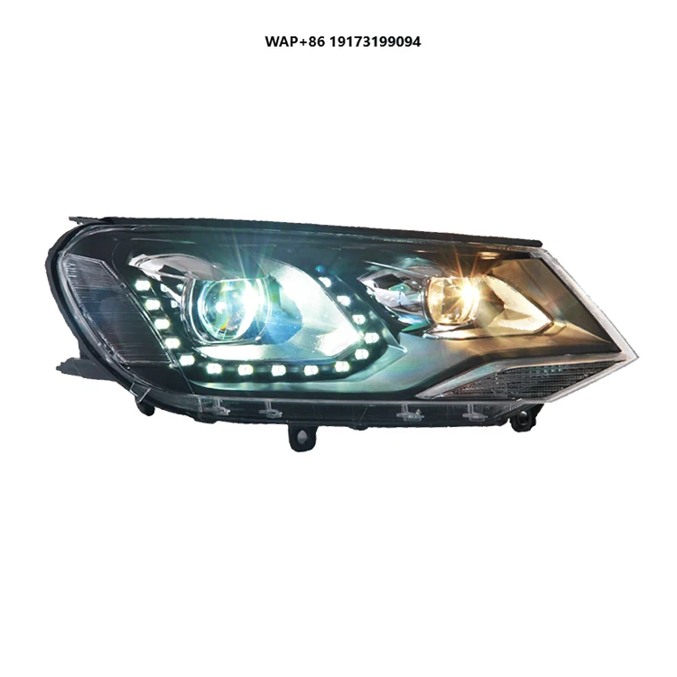 

High Quality Plug and Play LED Headlamp Daytime Running Lamps Xenon Headlight Head Lights for-Volkswagen VW Touareg 2011-2015