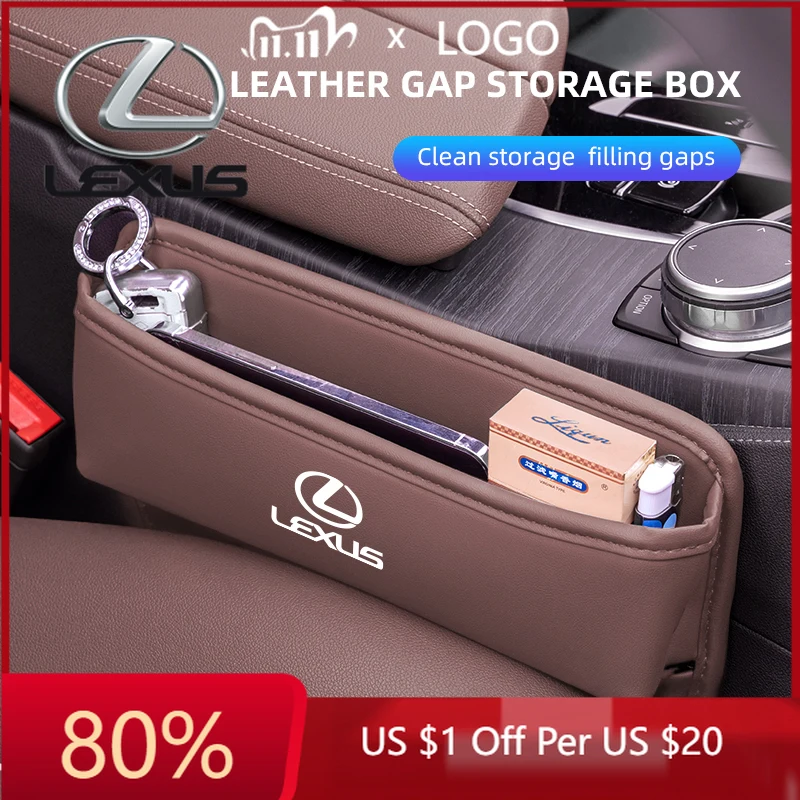 

2026 Hot Interior Stickers For Lexus RX330 IS250 Ct200h ES300h NX300h RX350 IS300h RX400h LS Car Seat Gap Storage Bag Auto Inter