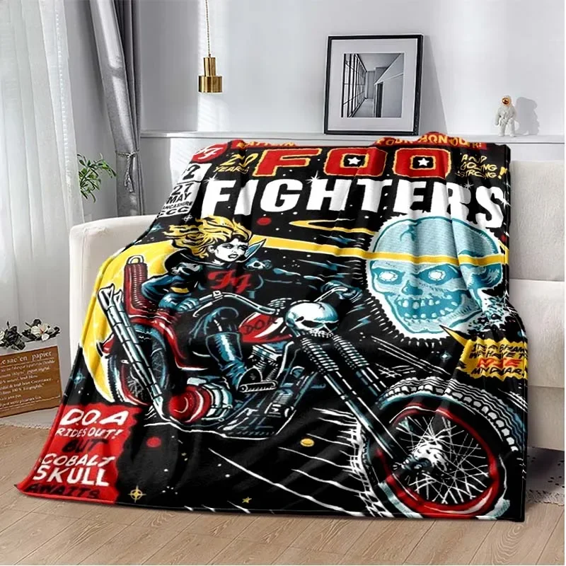 بطانية عازلة للتدفئة للأريكة والسرير ، شعار Fo fighting ، وسادات ركبة خفيفة الوزن ، مكتب وسيارة ، Decke و Couverture #6