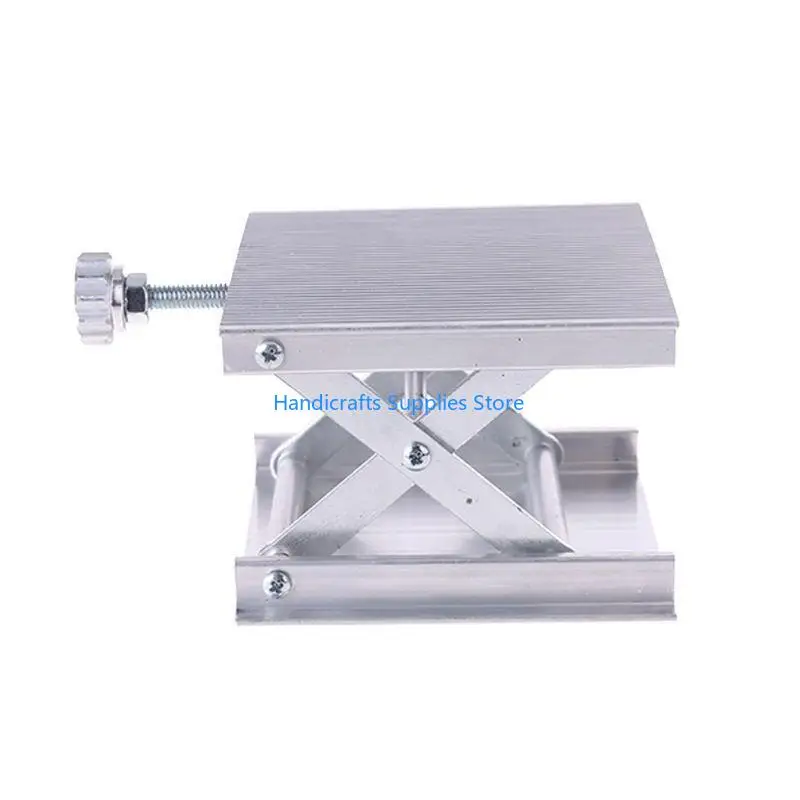 R1WA Steel Adjustable Lift Table Lab Lifting Stand Rack Lift Platform Night Viewing  Level Meter Floor Meter Manual Lift