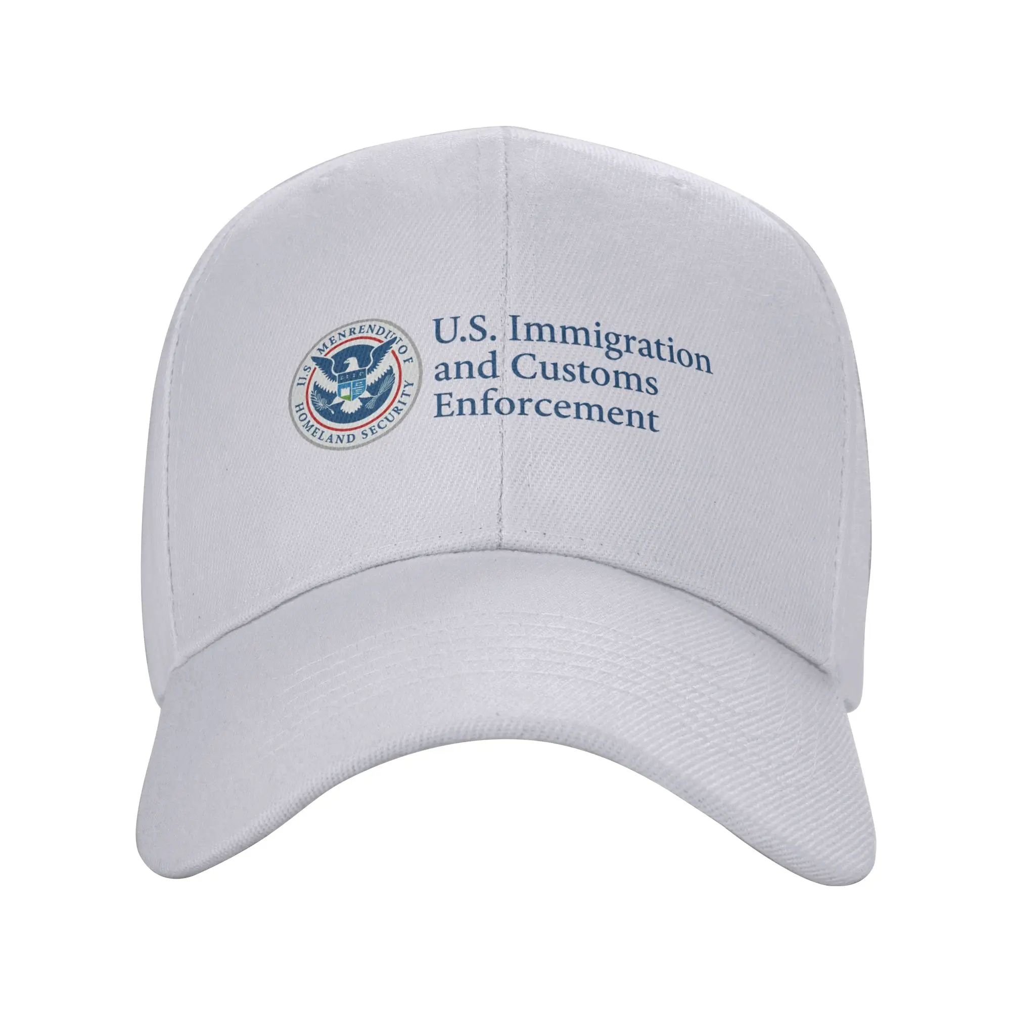 

ICE Immigration and US Customs Enforcement Baseball Cap Stylish Men Hip Hop Hats Sun Visor Design Outdoor Gym Baseball Caps