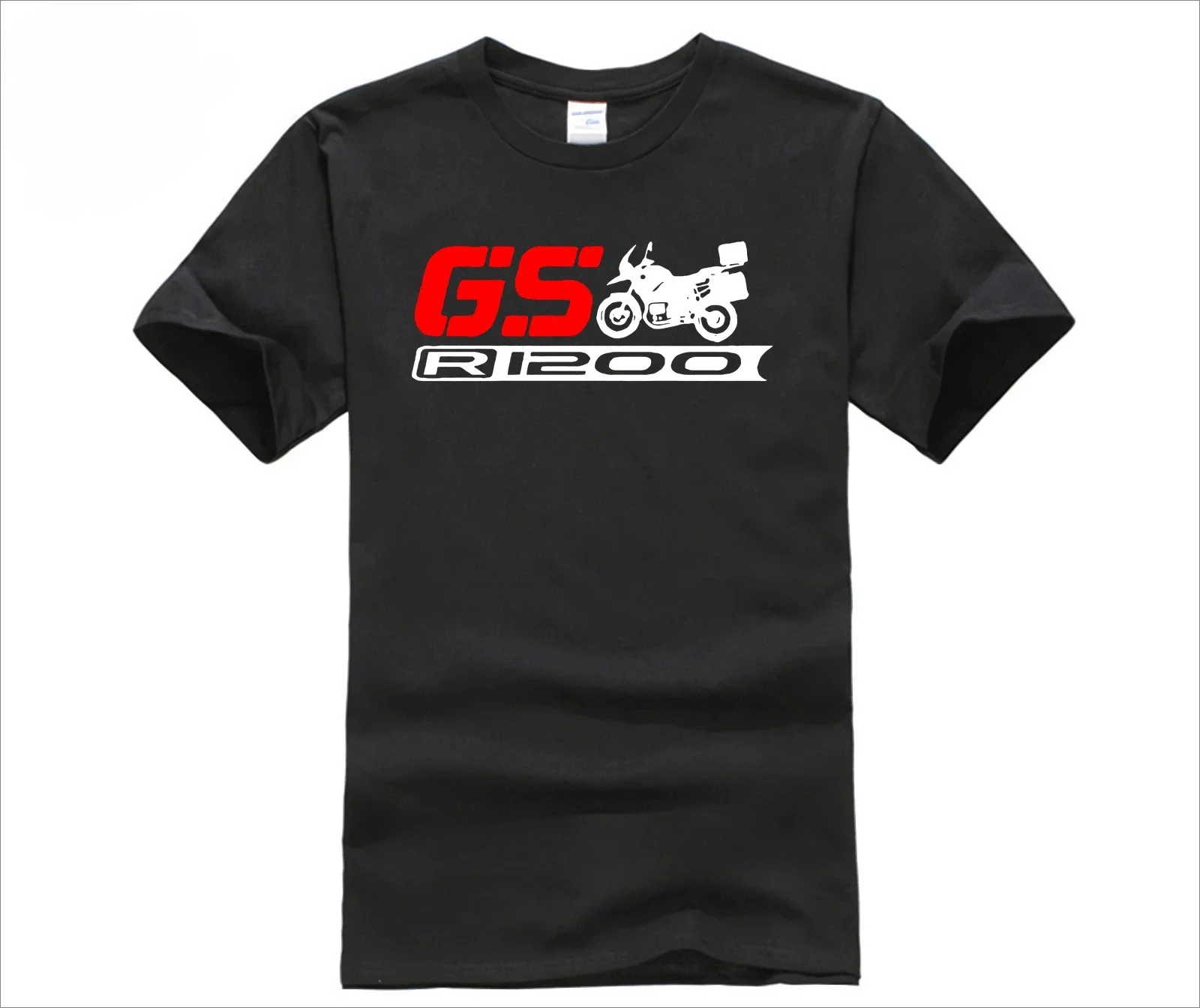 

Summer new 100% cotton clothing, Motorola R1200GS shirt, men's style, hip-hop streetwear