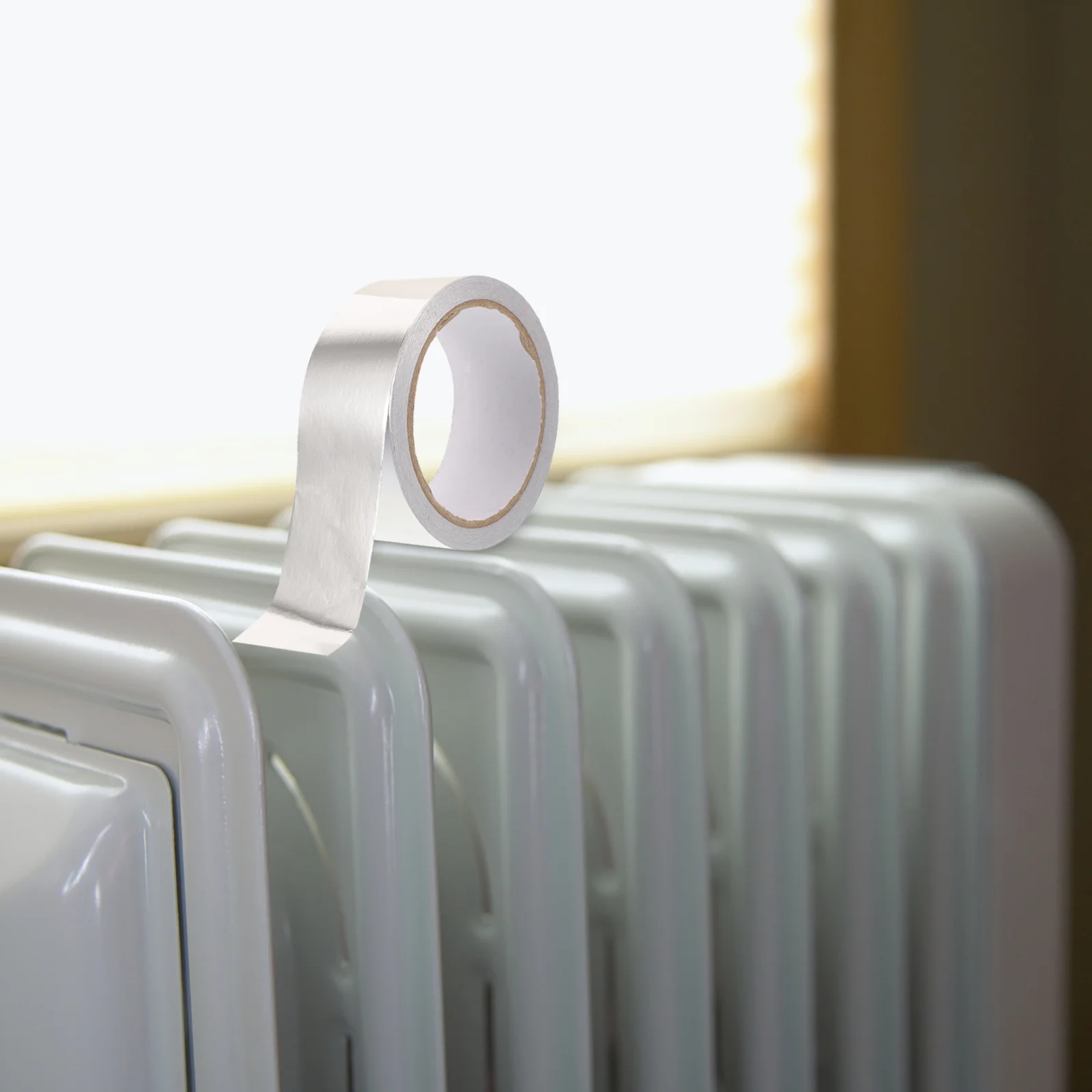 1 لفة 20 متر الثقيلة الألومنيوم احباط ذاتية اللصق ل Hvac مجفف القناة تنفيس العزل الألومنيوم الشريط ل القناة الفضة