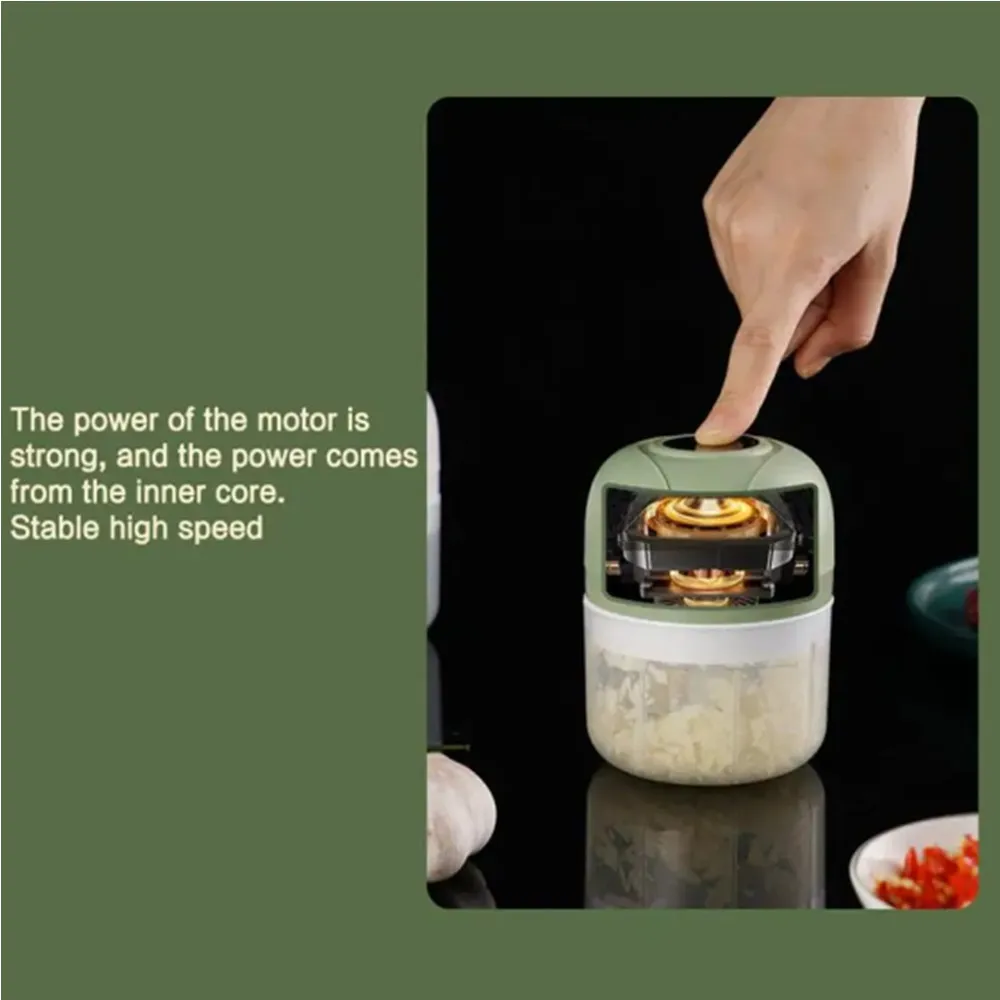 New Cordless Mini Food Processor Portable Small Food Chopper For Vegetables Fruit Salad Onion Garlic Kitchen Glas