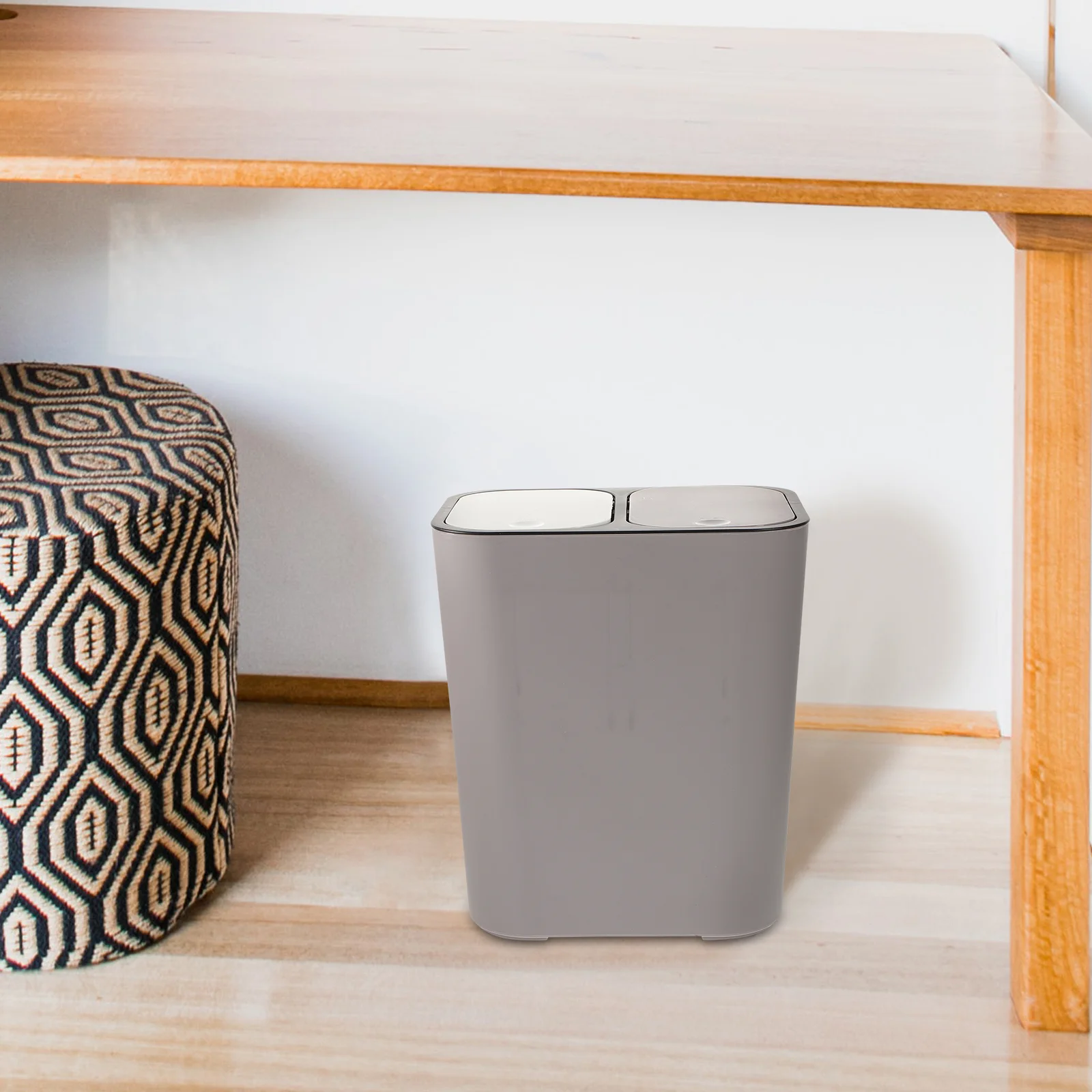 Dry Wet Classified Trash Can Dual Compartment Waste Bin Garbage Can Trash Container trash bin trashcan