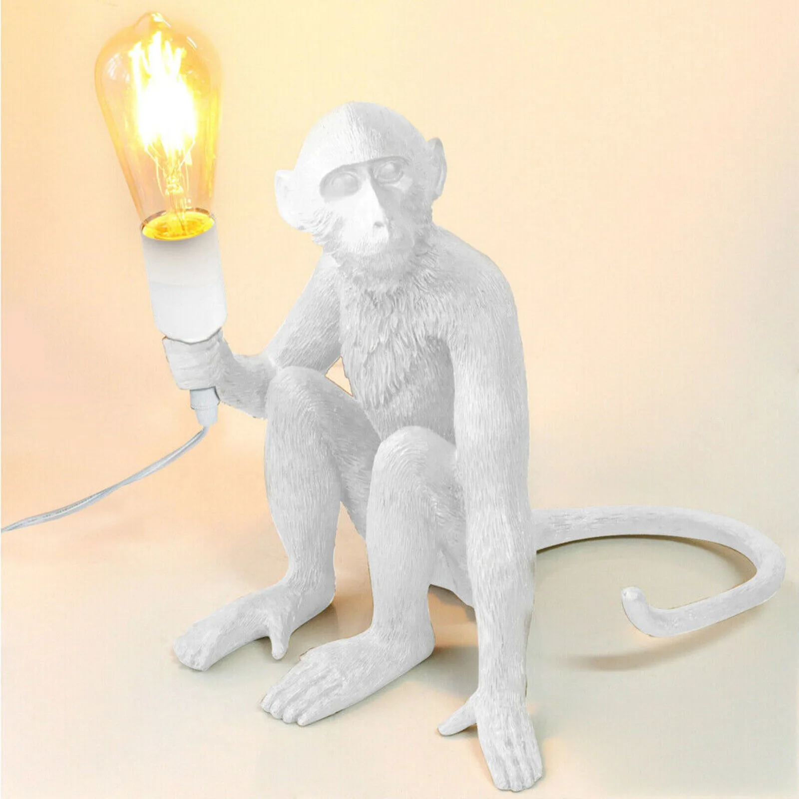 Creative resin monkey desk lamp hanging wall lamp bedroom US-