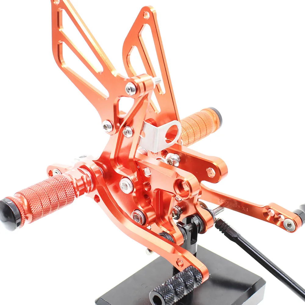 For Suzuki GSXR 600 750 1996-2005 CNC Motorcycle Foot Pegs Rest Rearset Rear Set Footrest image 3