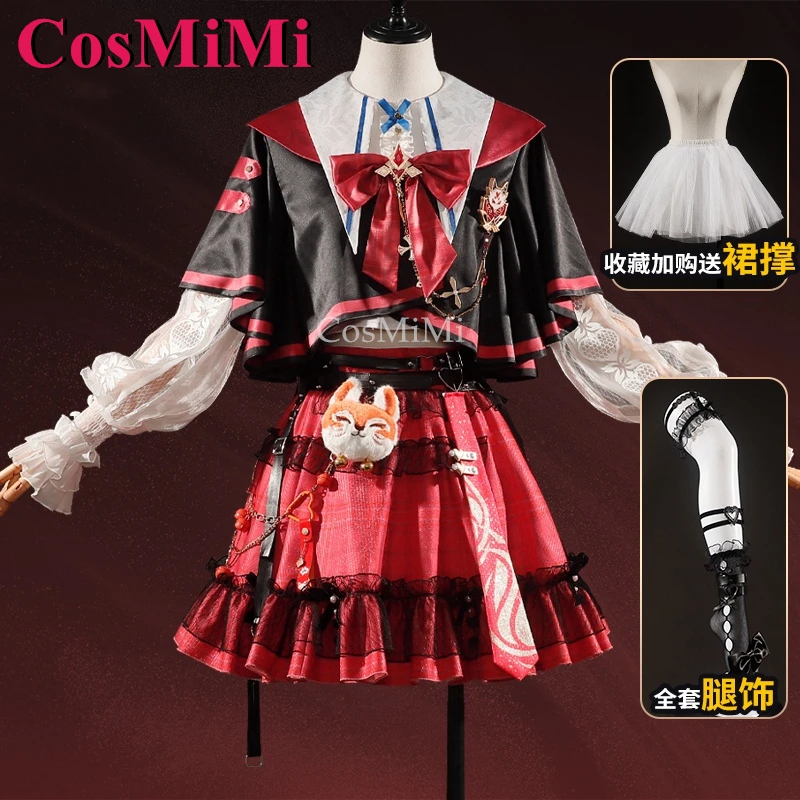 CosMiMi Game Naraka: Bladepoint Tessa Cosplay Costume Spring Overture Lovely Sweet Uniforms Carnival Party Role Play Clothing