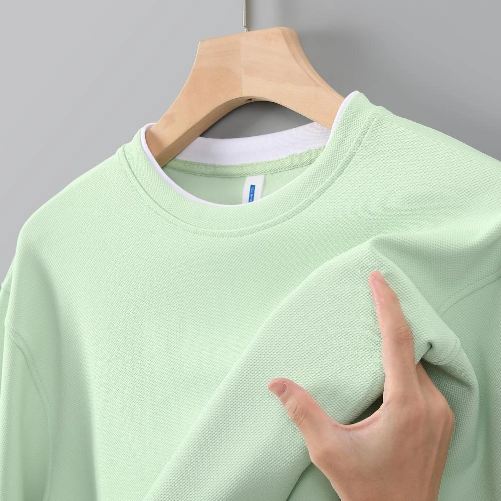 

Мужской и женский повседневный свободный пуловер с круглым вырезом, осень-зима 2025, уличный топ для пар, толстовка с длинными рукавами