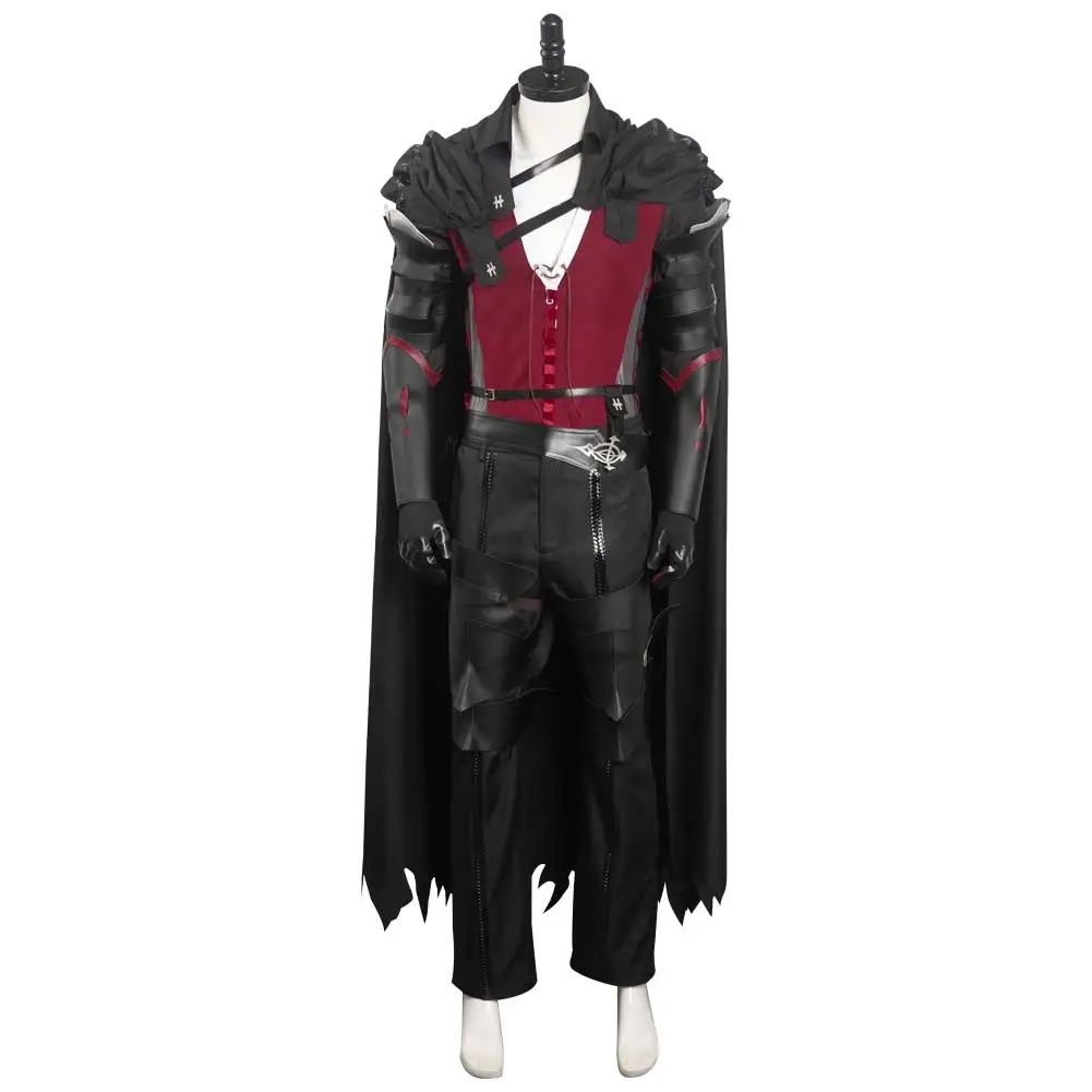 FF16 Joshua Cosplay Fantasia Final Clive Rosfield Fantasy XVI Costume Men Coat Cloak Belt Outfits Halloween Carnival Party Suit