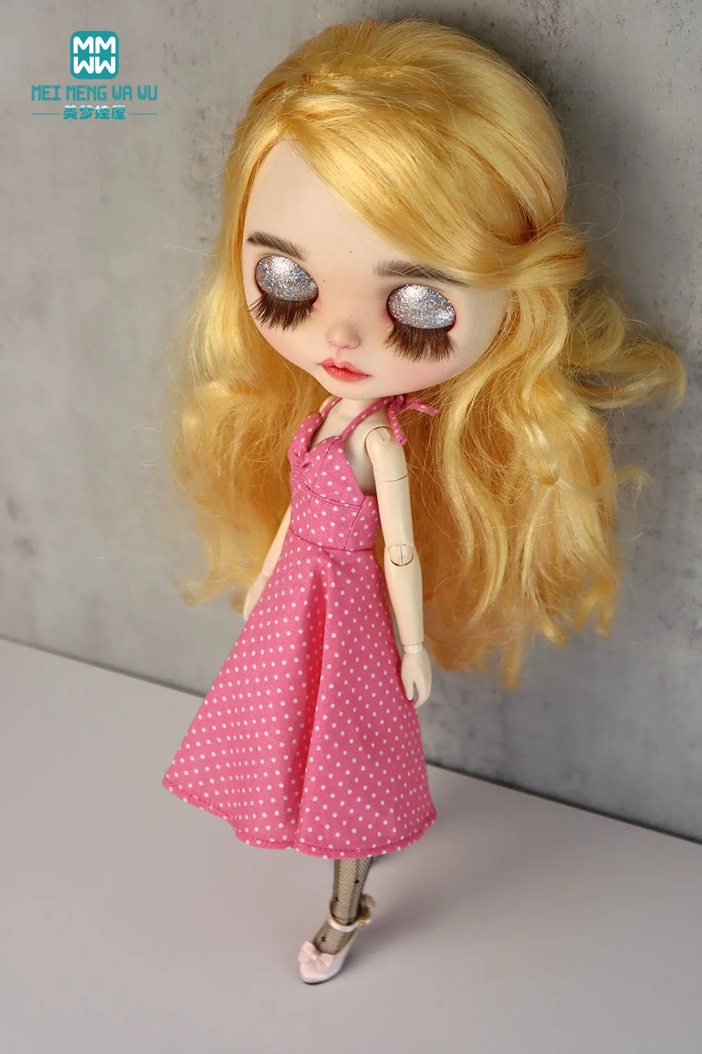 NEW 28-30cm Blyth Azone OB22 OB24 Doll Clothes Fashion Suspender Skirt Halter Dress