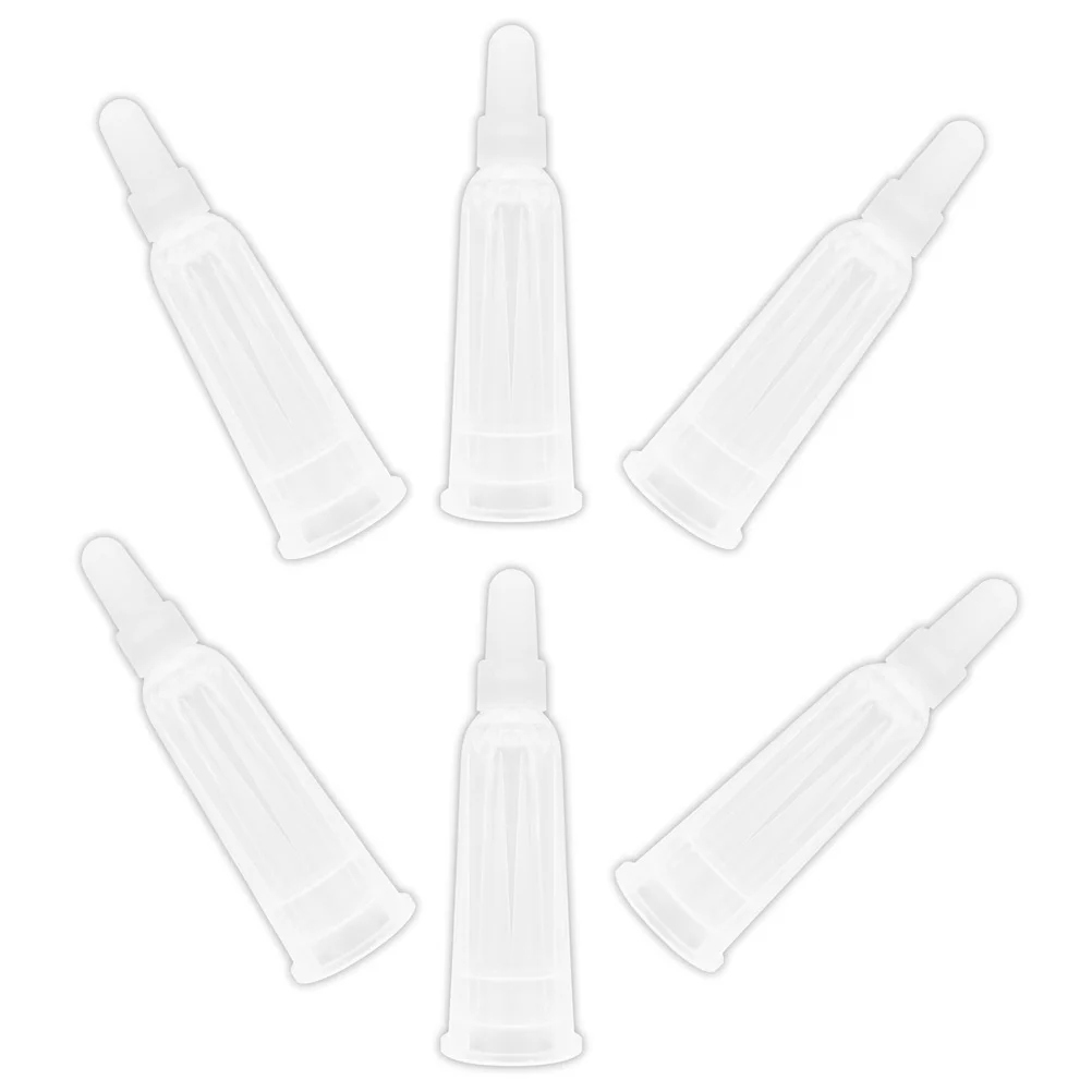 6 Pcs Transparent Tpe Dispensing Tips Replacement Caps Laboratory Safety Ampoule Opener Medical Supplies Lab Refrigeration