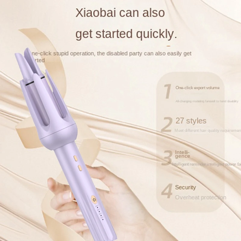 Automatic Hair Curler 32MM Auto Rotating 4 Temps Ceramic Hair Roller Professional Curling Wand Hair Waver