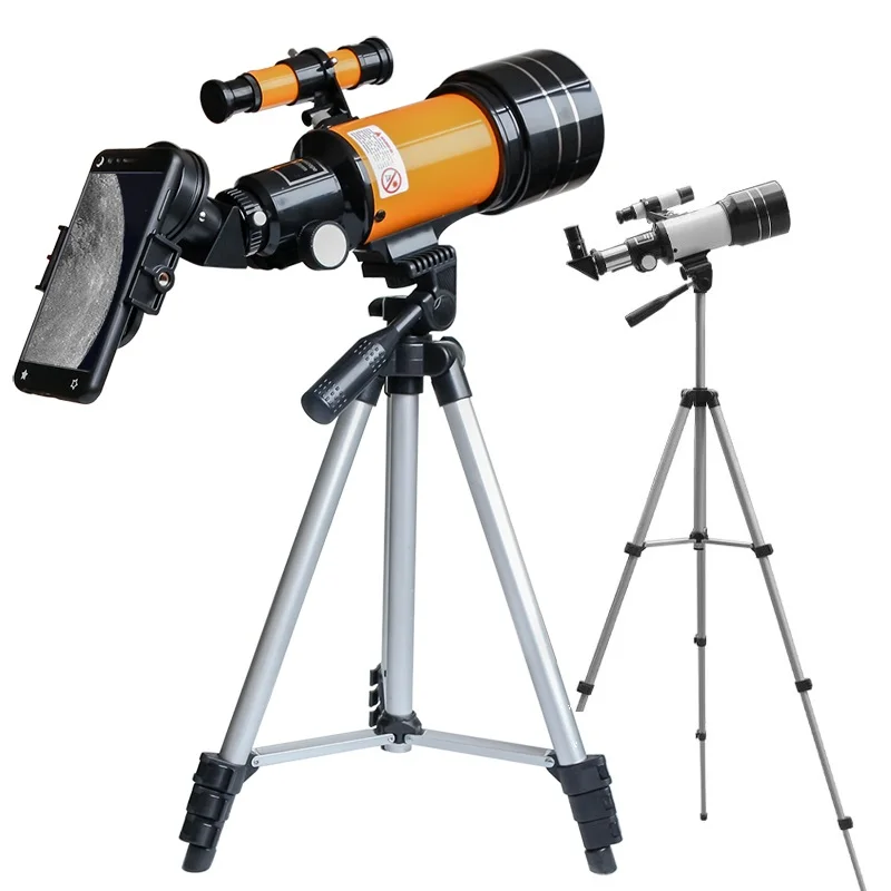 Optical Astronomical Telescope Zoom 150X Tripod Smart Phone Adapter Mobile Clip Adult Boys Girls Present Astronomical Photograph