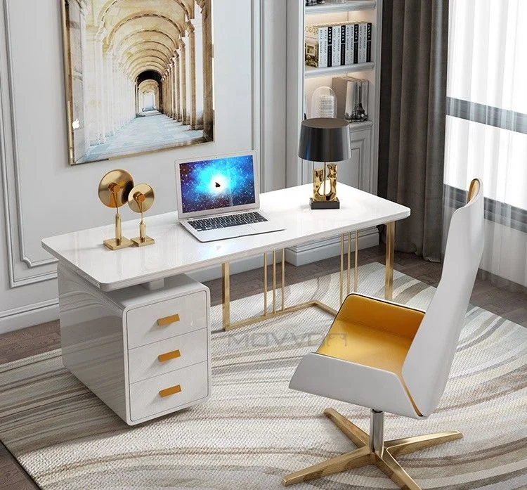 Modern Style Unique Office Director Work Desk Creative Home Study Furniture with Stylish Design for Small Study Space
