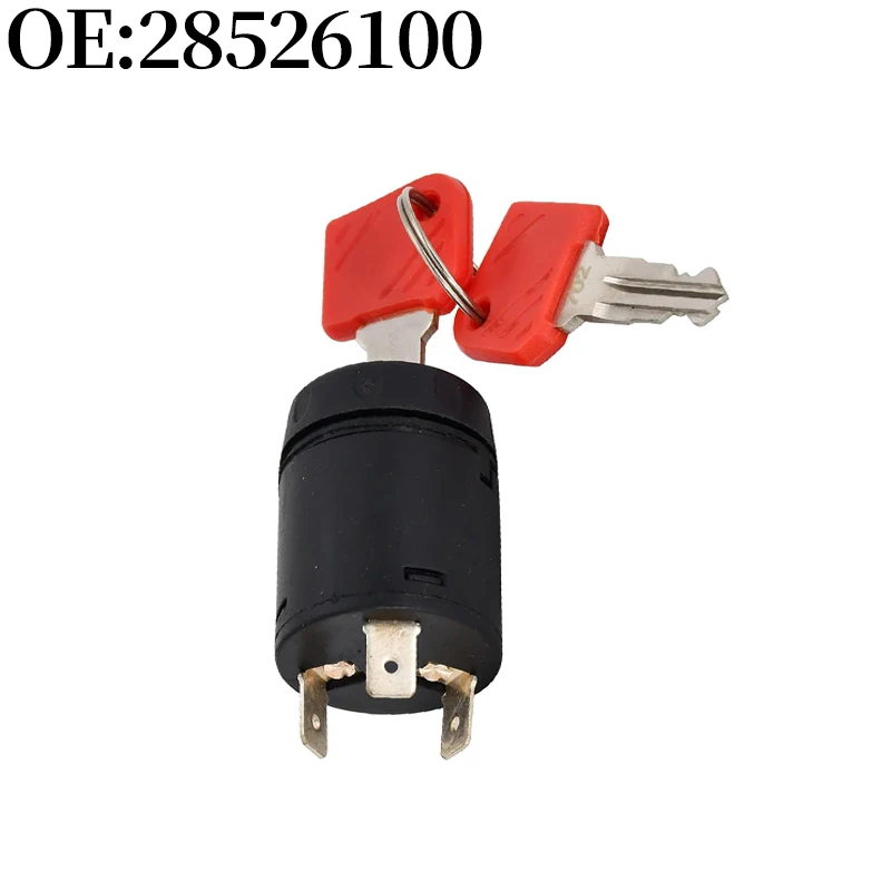 Forklift Accessories Suitable for Jungheinrich Start Ignition Switch (With Key) 28526100 High Quality Brand New Parts