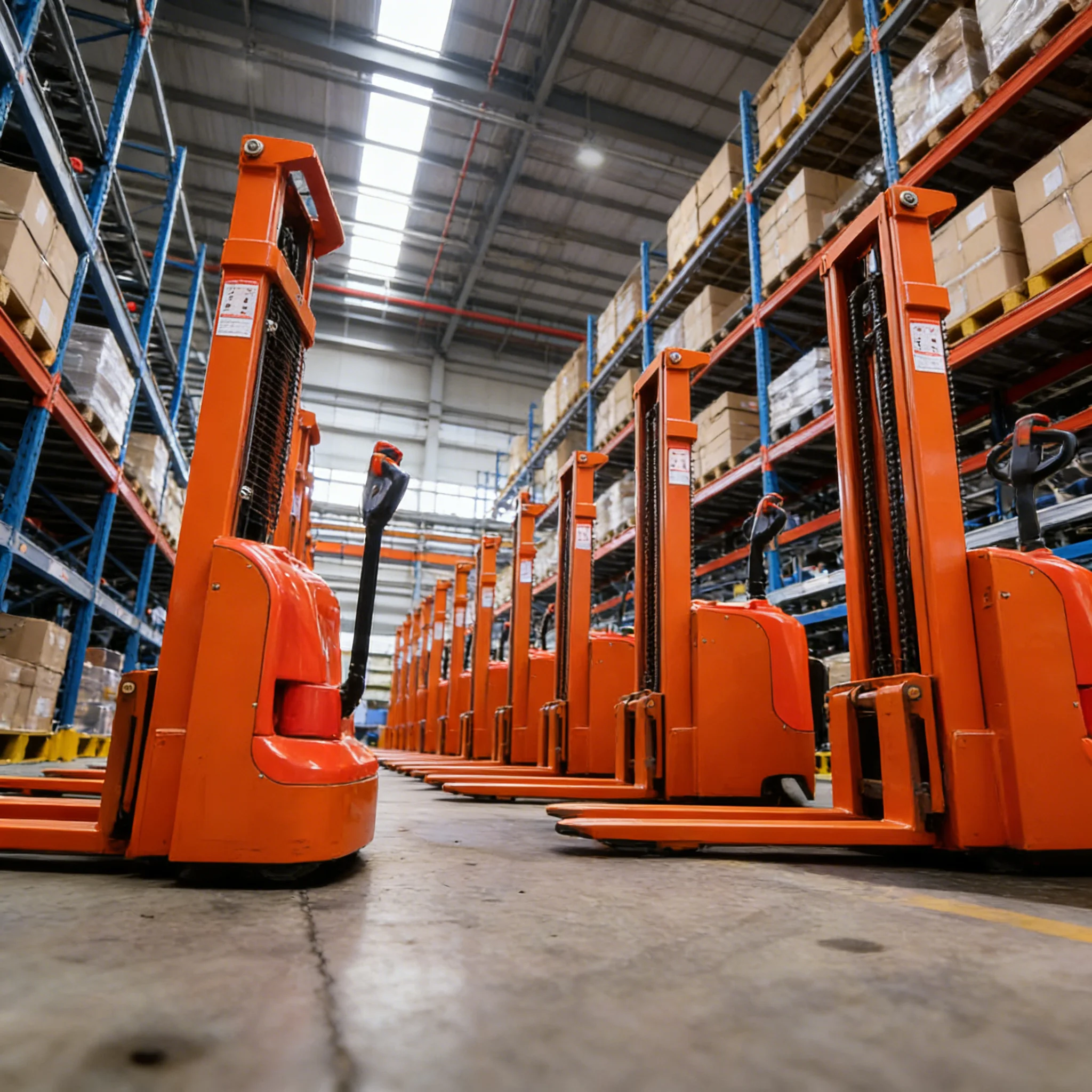 

Электрическая тележка Walkie Full Electric Pallet Jack 2T с высотой подъема 2 м, прочная стальная рама, для тяжелых паллетных грузов