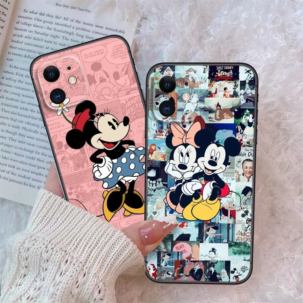 F27 Cartoon Mickey Mouse Soft Case Voor Samsung A03 A50 A51 A52 A52 A53 A6 A7 A8 Plus A9 A70 A71 A71 A72 A73 A81 A82 A91 M20 M 30 M 30 M 30S M51