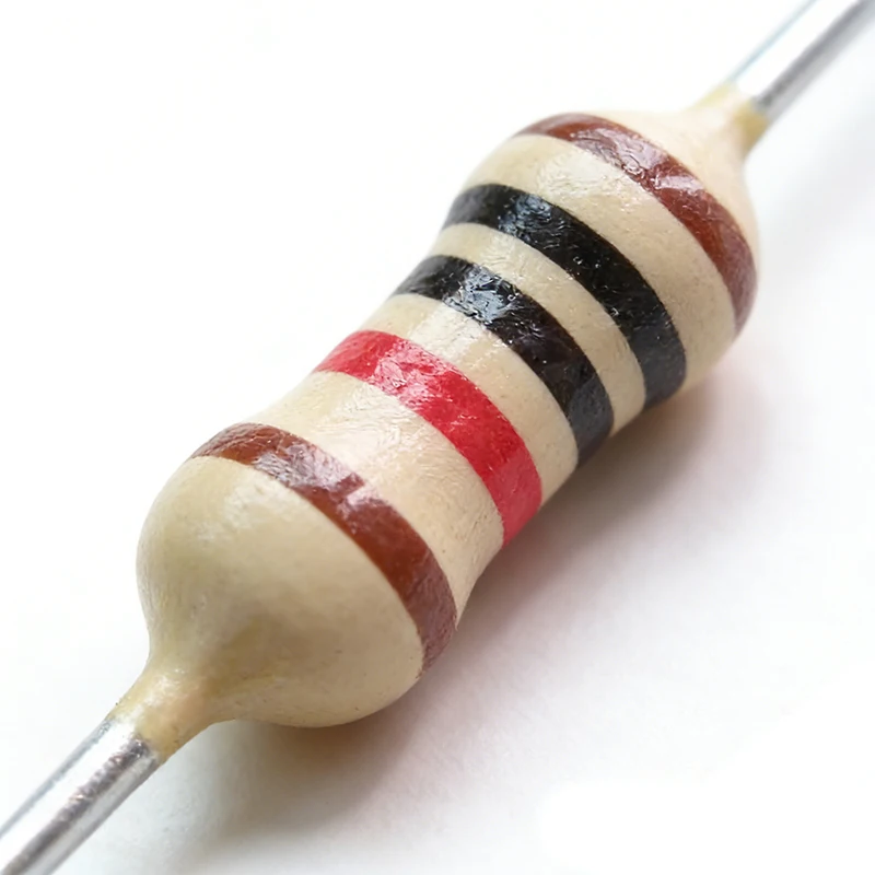 50pcs 0.25W 1/4W Resistor 718 1% RJ24 4.7R-1M Ohm Assortment Kit HIFI Audio Amplifier DIY Electronic Components Float Resistors