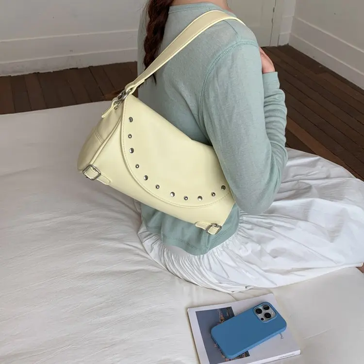 

Classic Trendy Ladies Leather Bag High End Elegant Vintage Paris Style Crossbody Messenger Tote Bag