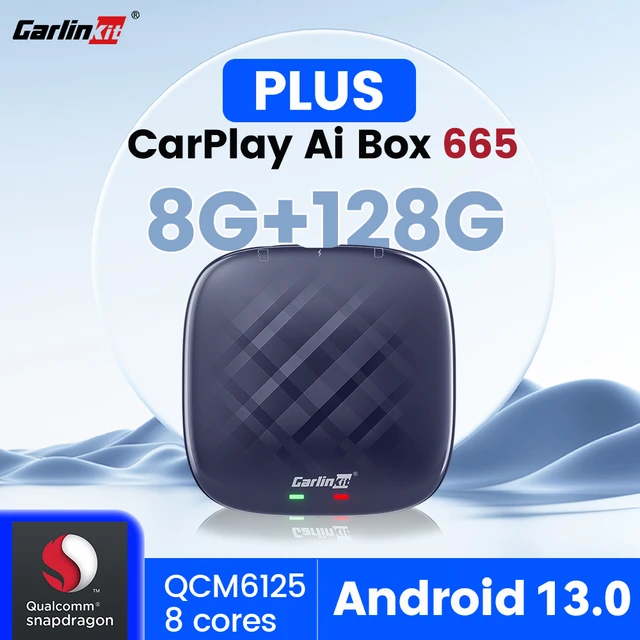 CarlinKit CarPlay Ai Box QCM6125 Android 13 Mini Wireless CarPlay Android  Auto Car Play Streaming Box for Netflix 64G 128G - AliExpress