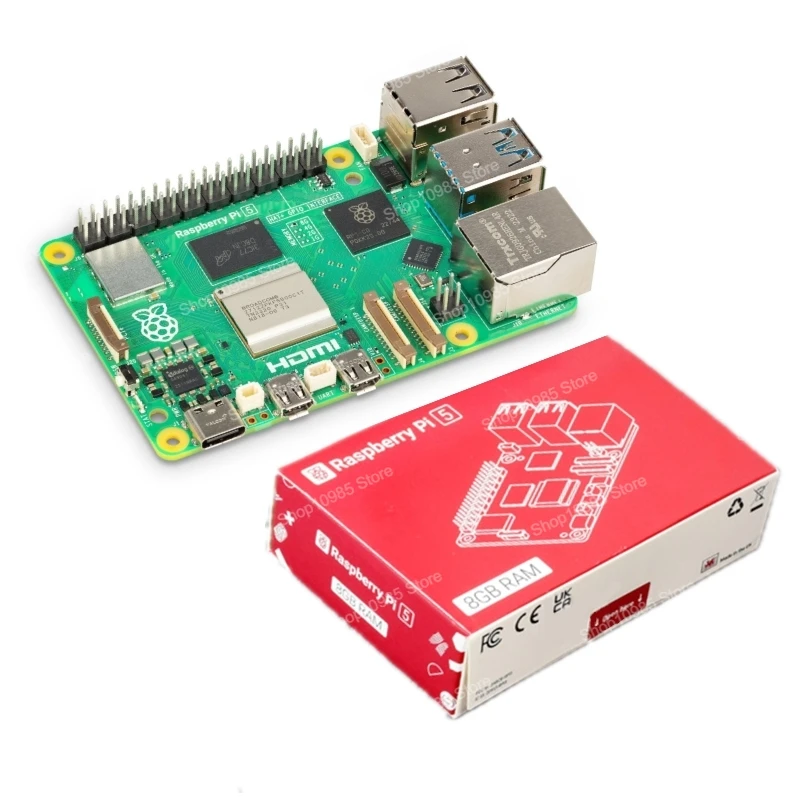 5th generation development board Raspberry Pi 5 4B 8GB main board Python programming AI computer kit