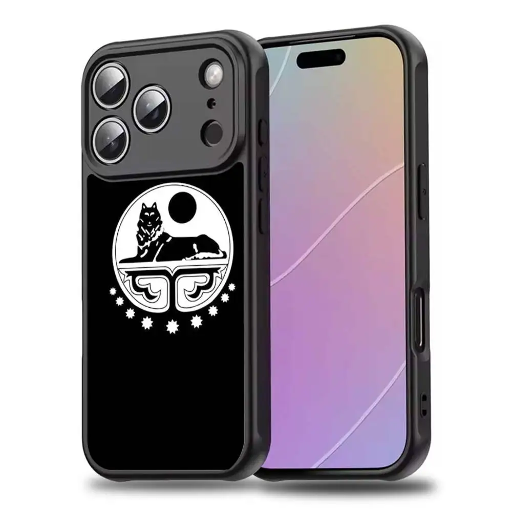 ChechenS Coat of Arms Flag Phone Case For iPhone 17,16,15,14,13,12,11,Pro,Max,Plus,Mini,SE4,E Magnetic Magsafe Wireless Charging